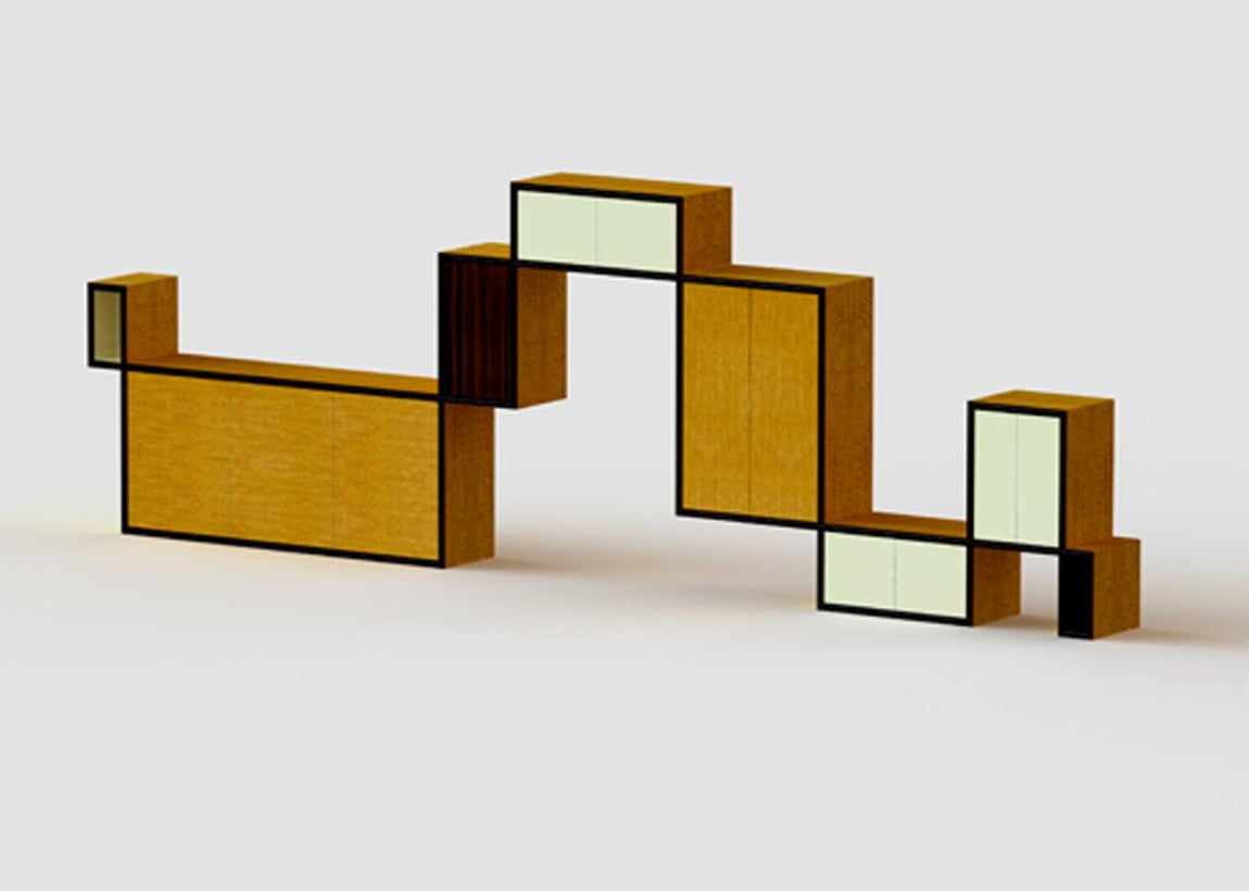 Pollaro x Brad Pitt. Todos los muebles se pueden personalizar al gusto del comprador con materiales nobles, una de las posibilidades es chaparlos en oro de 24 quilates