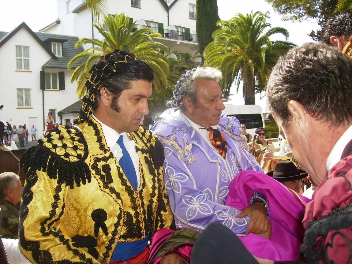 Morante de la Puebla justo antes de su partida a la plaza