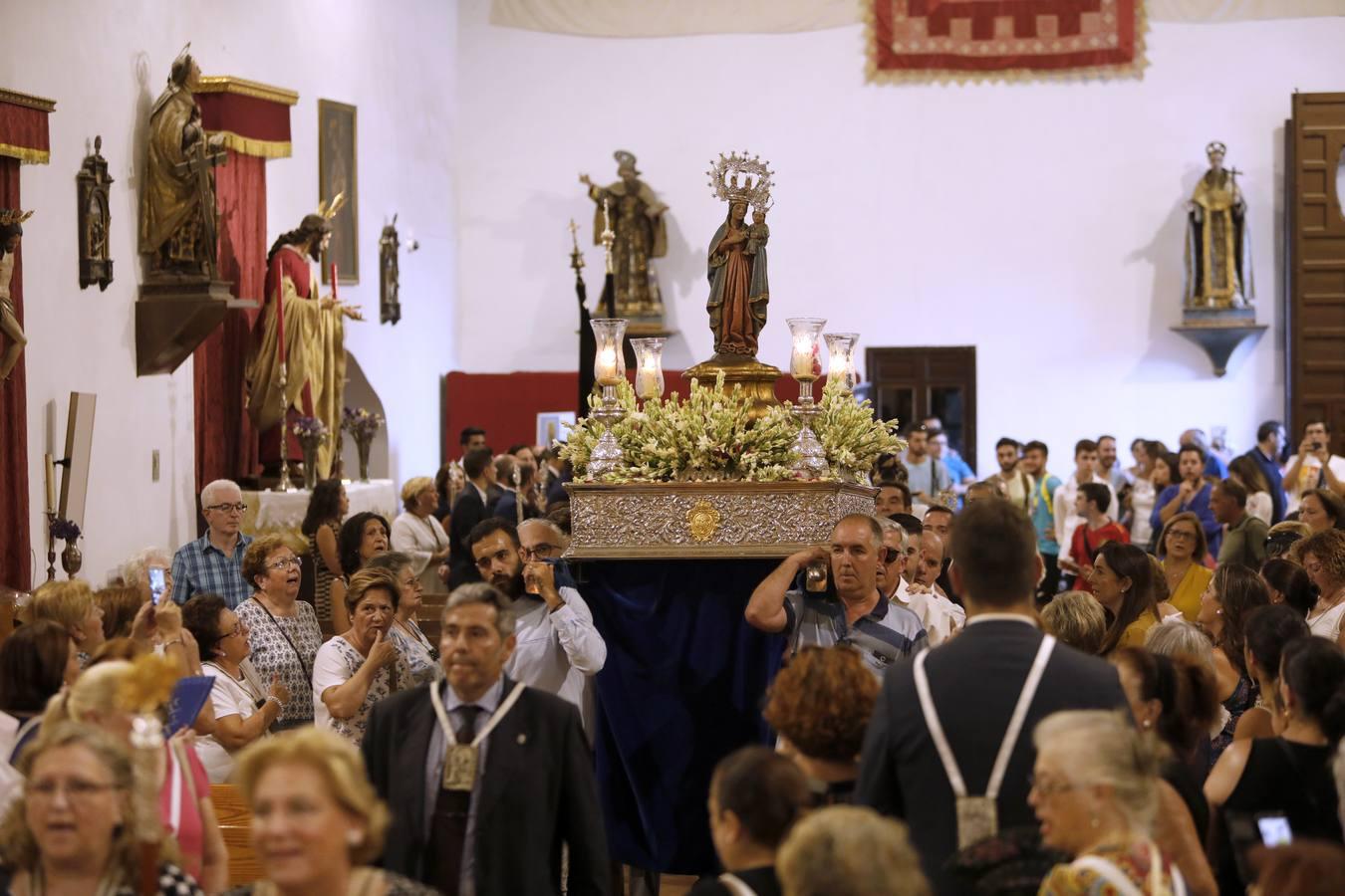 El traslado de la Fuensanta al Carmen de Puerta Nueva, en imágenes