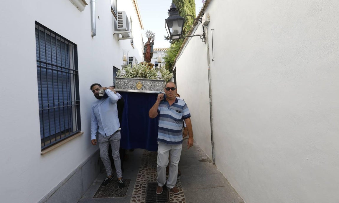 El traslado de la Fuensanta al Carmen de Puerta Nueva, en imágenes