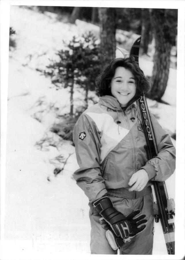 Blanca Fernández Ochoa, en 1985. 