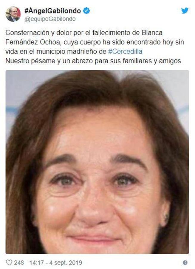 Los famosos se vuelcan en redes tras la muerte de Blanca Fernández Ochoa