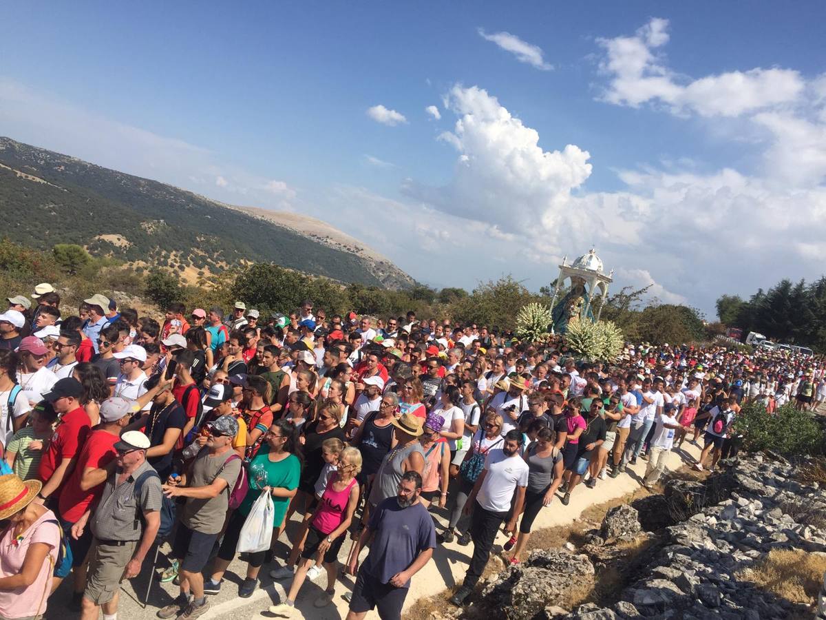 La «Bajá» de la Virgen de la Sierra, en imágenes