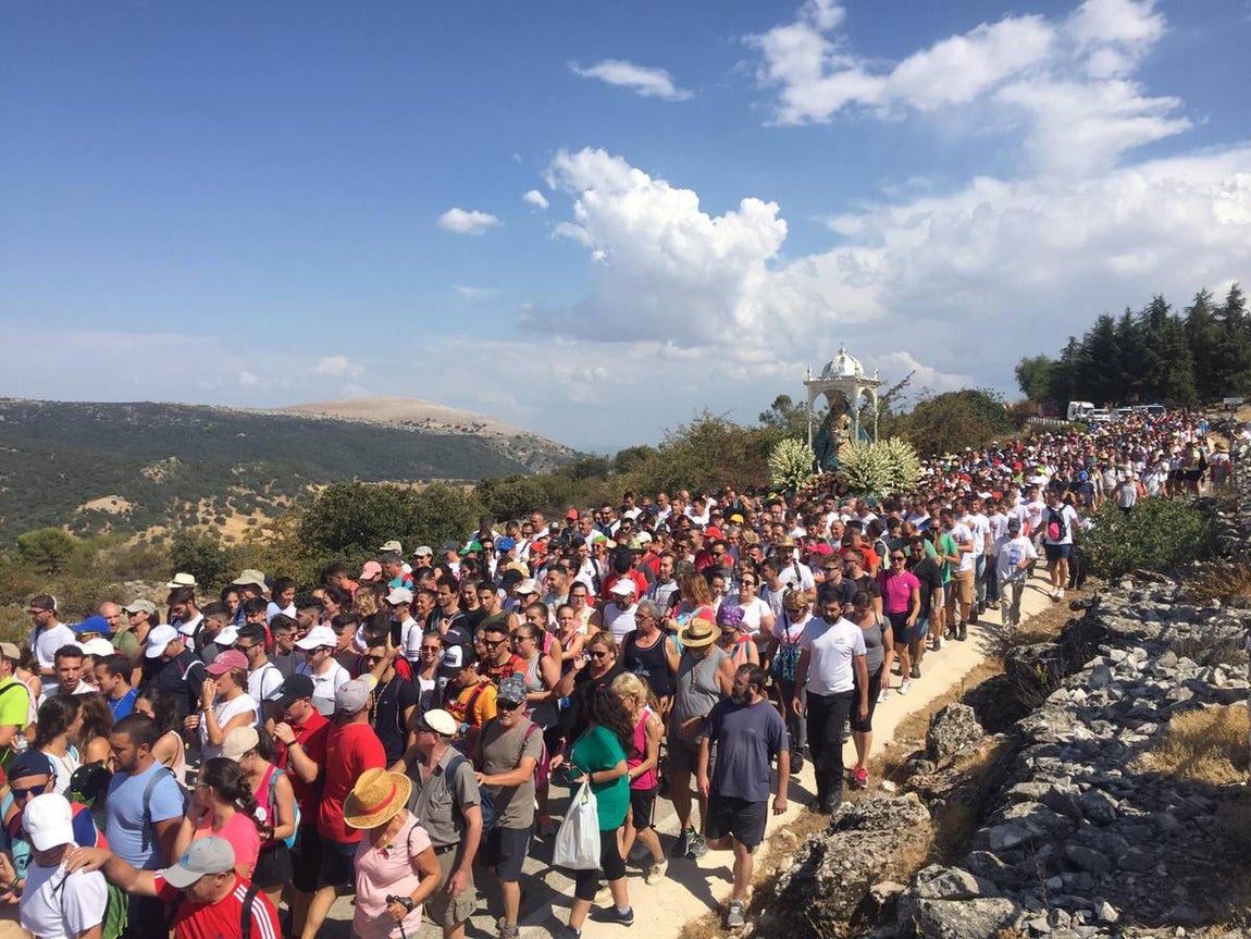 La «Bajá» de la Virgen de la Sierra, en imágenes