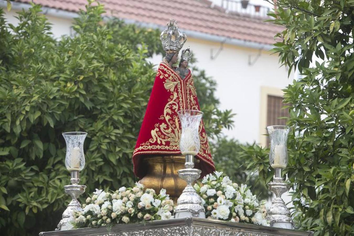 El traslado de la Virgen de la Fuensanta de Córdoba, en imágenes