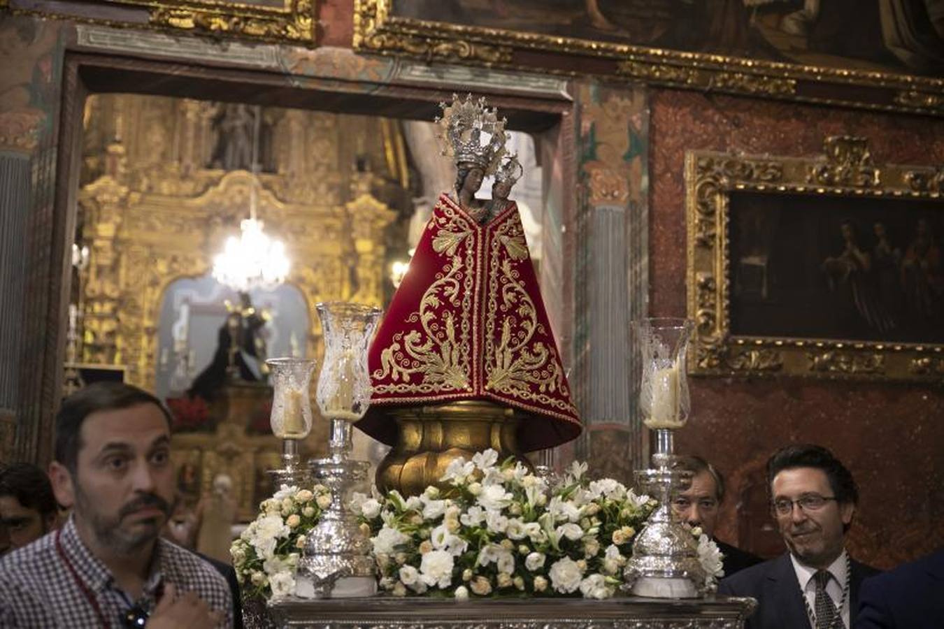 El traslado de la Virgen de la Fuensanta de Córdoba, en imágenes