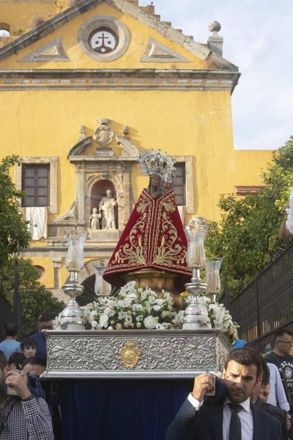 El traslado de la Virgen de la Fuensanta de Córdoba, en imágenes