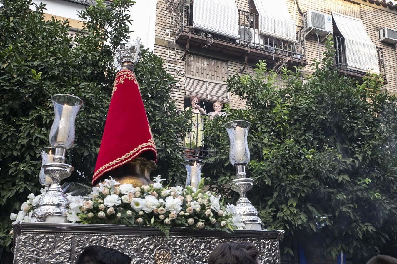 El traslado de la Virgen de la Fuensanta hasta el Campo de la Verdad, en imágenes