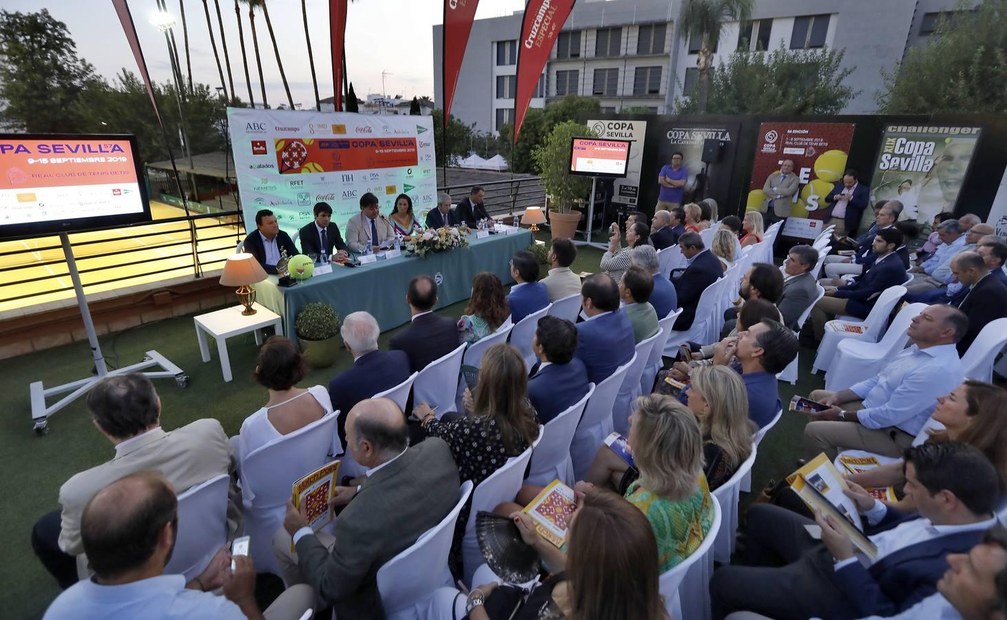 En imágenes: La presentación de La Copa Sevilla de Tenis