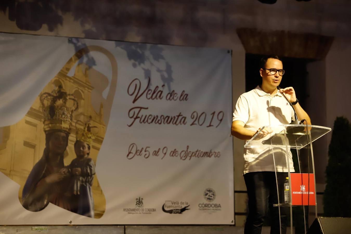 El pregón de la Velá de la Fuensanta 2019, en imágenes