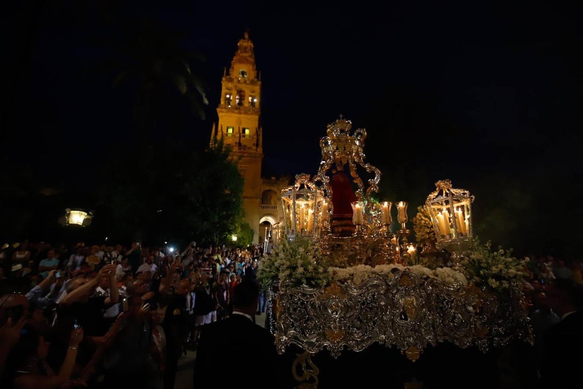 El regreso de la Virgen de la Fuensanta   desde la Catedral, en imágenes