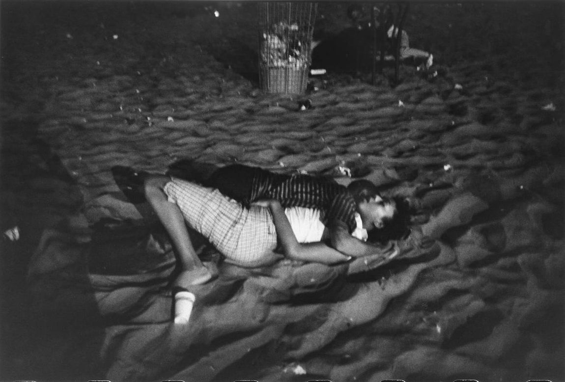 Coney Island. Cuatro de julio. Fotografía de 1958