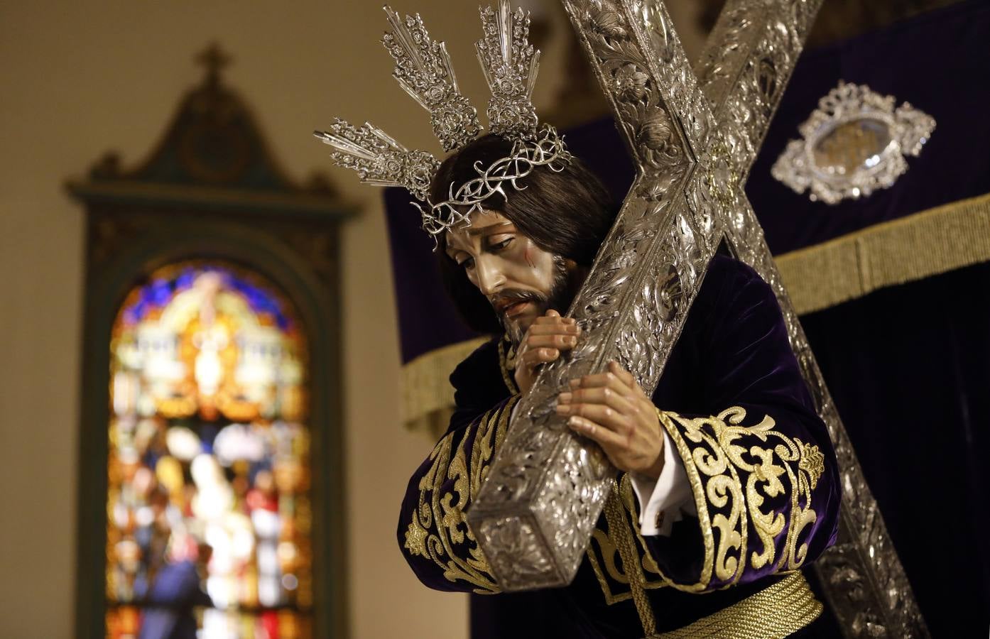 En imágenes, los Nazarenos de Rute y Palma del Río esperan la magna de Córdoba