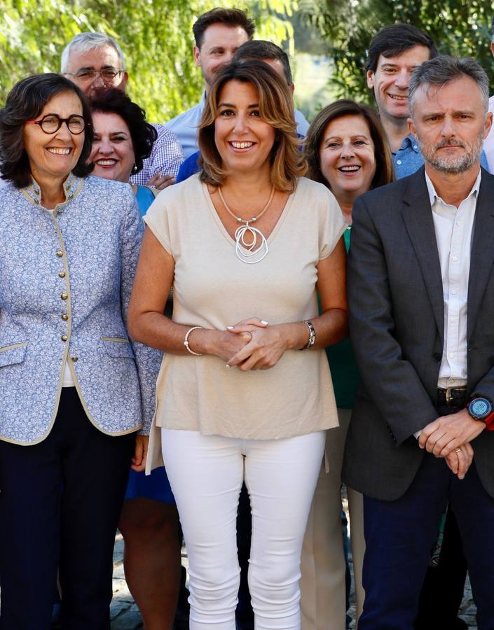 Las primeras imágenes de Susana Díaz tras anunciar su embarazo