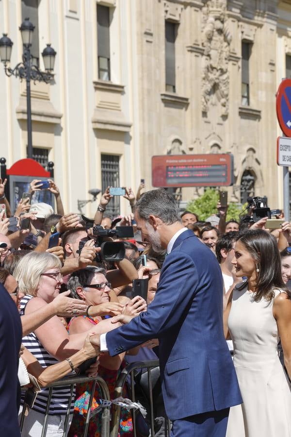 En imágenes, la visita de los Reyes