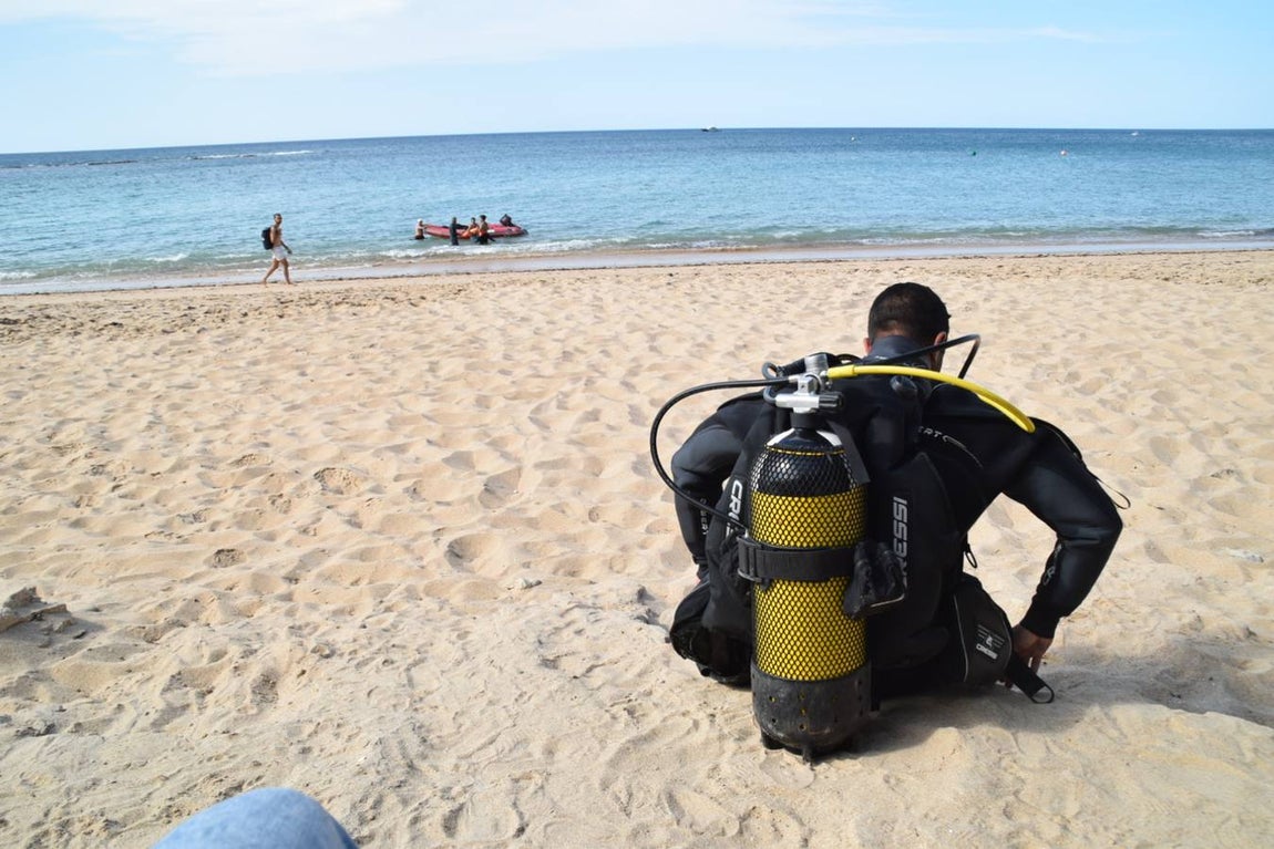 En Fotos, la búsqueda del desaparecido en los Caños de Meca