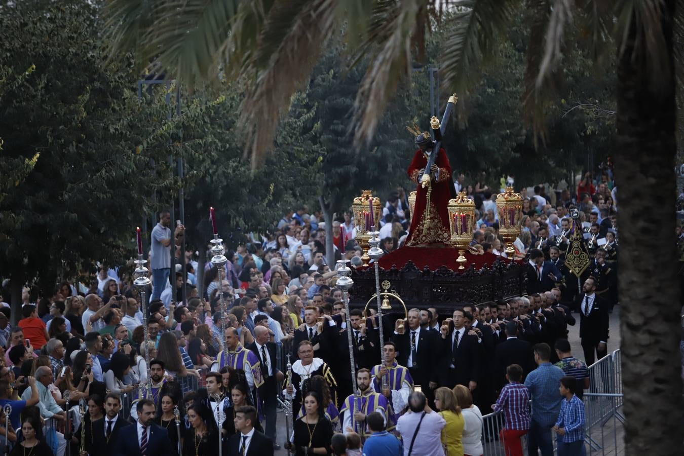 La magna en el itinerario oficial, en imágenes