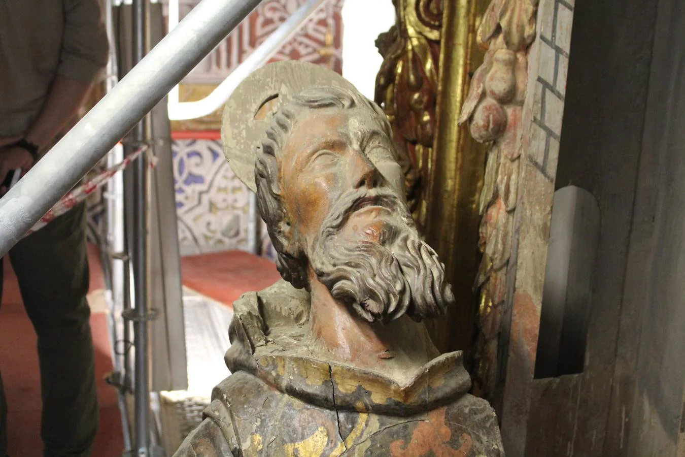 Restauración del retablo del santuario de Consolación de Utrera