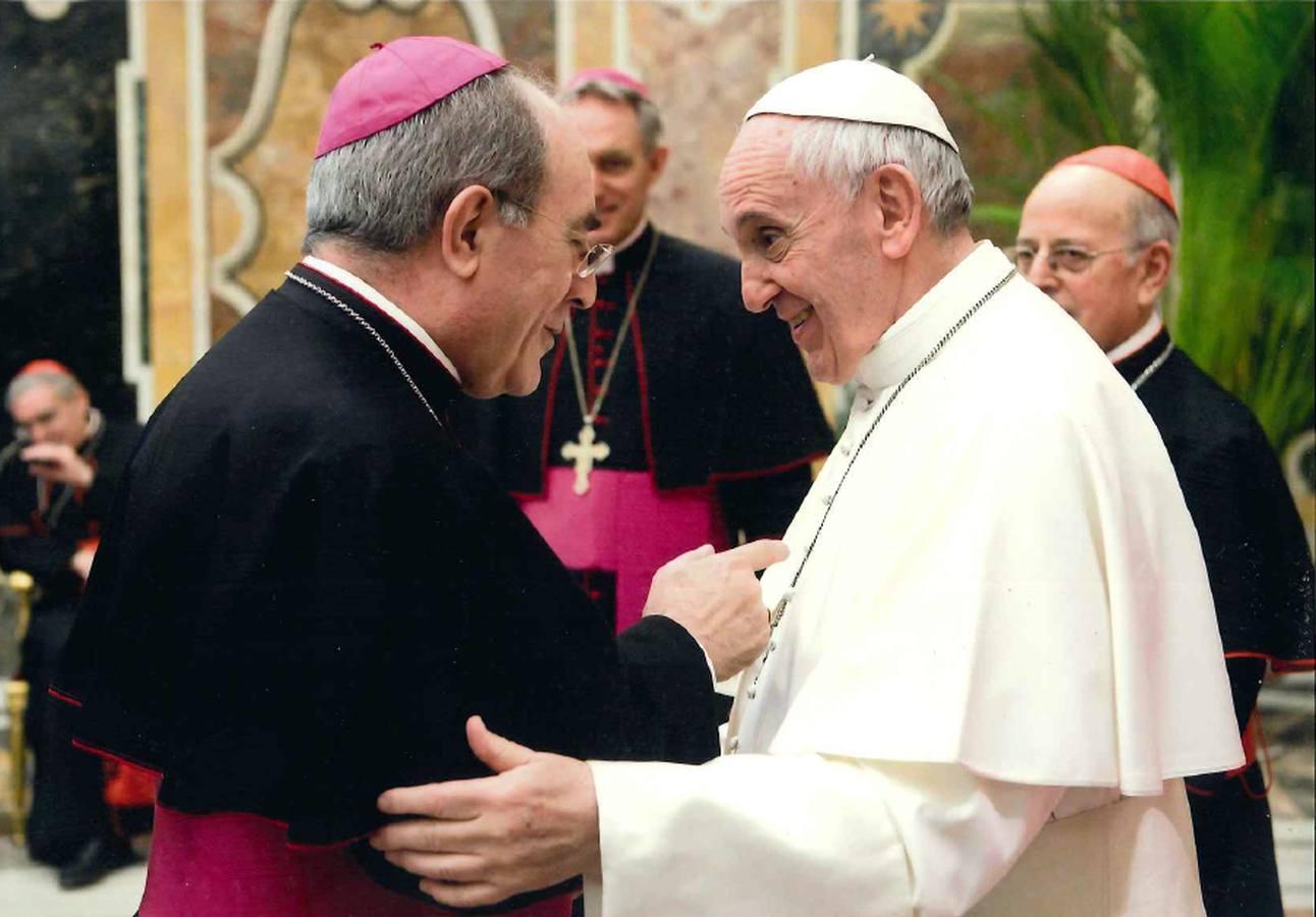 Charlando con el papa Francisco