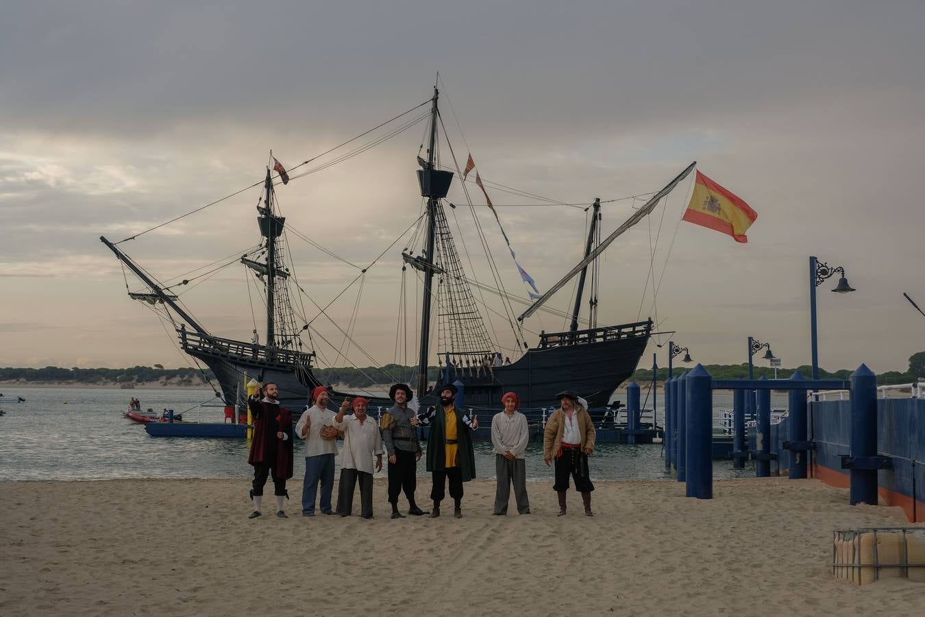 En imágenes, actos conmemorativos de la salida de Magallanes desde Sanlúcar