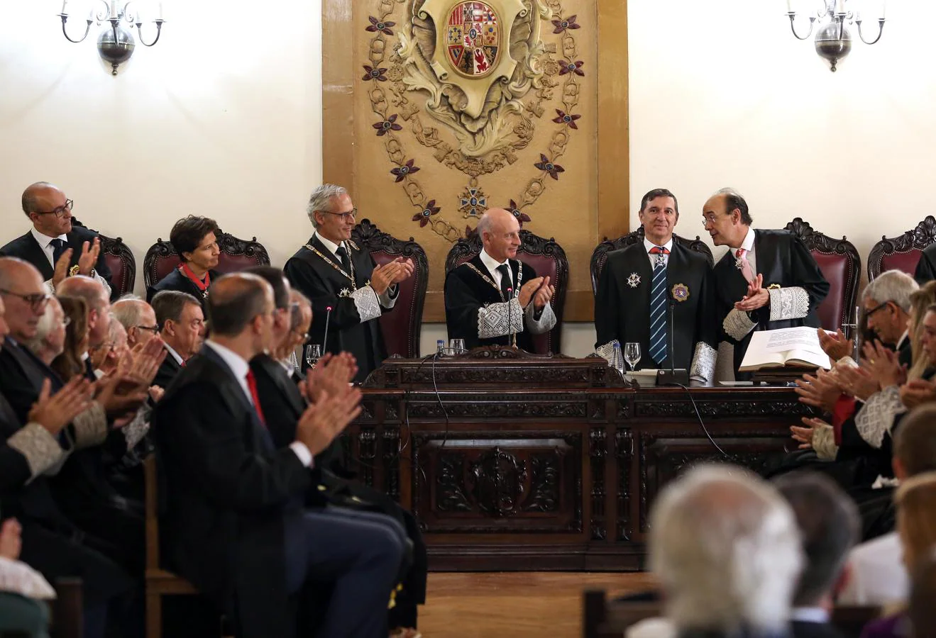 En la toma de posesión del nuevo presidente de la Audiencia de Toledo