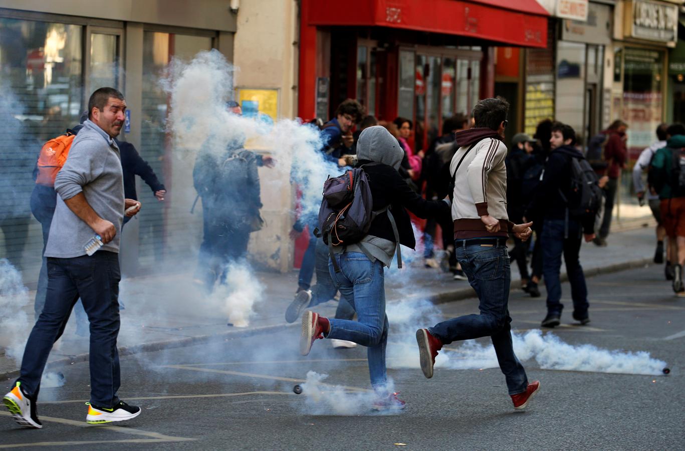 Las protestas de los chalecos amarillos, en imágenes