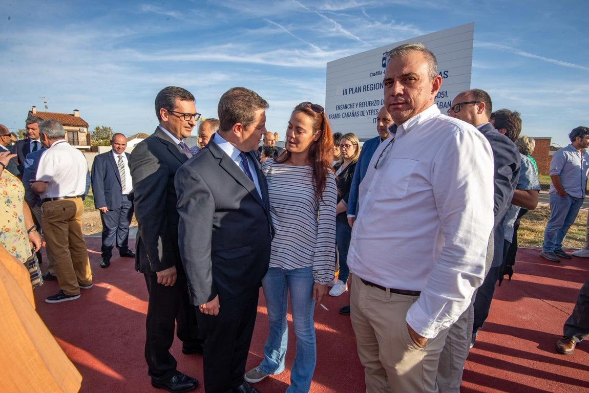 García-Page, en la inauguración de las obras de la CM-4051