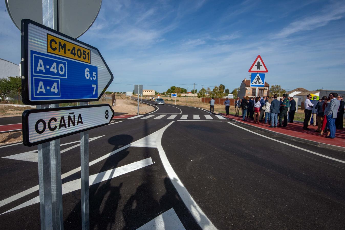 García-Page, en la inauguración de las obras de la CM-4051