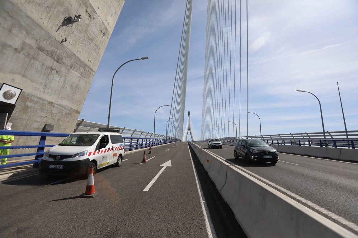 Fotos: En el corazón del Puente de la Constitución de Cádiz