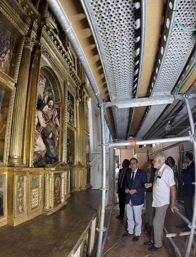 Vuelta a la vida del retablo de San Juan Bautista de la iglesia de la Anunciación