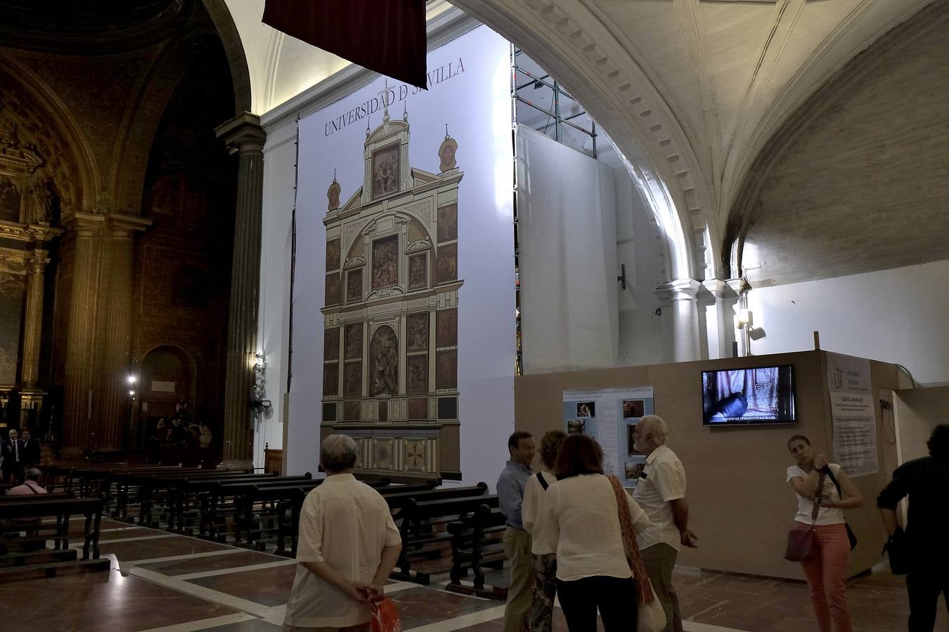 Vuelta a la vida del retablo de San Juan Bautista de la iglesia de la Anunciación