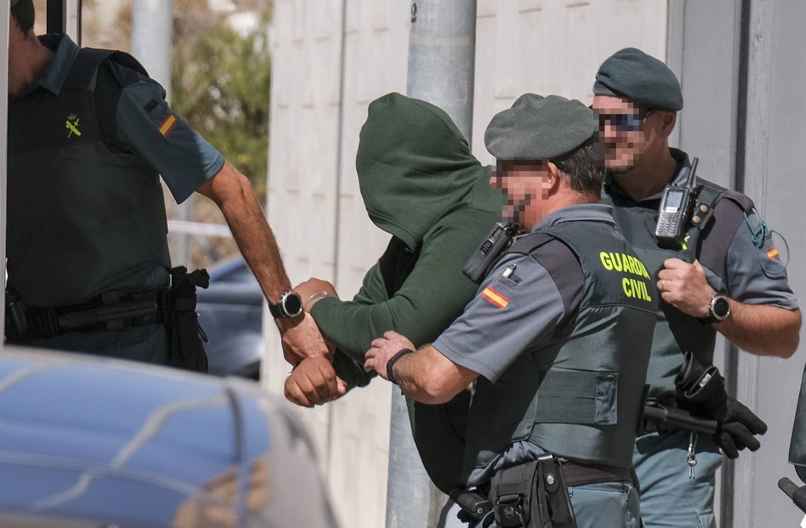 FOTOS: Los detenidos por el ajuste de cuentas de Chipiona, ante la Justicia