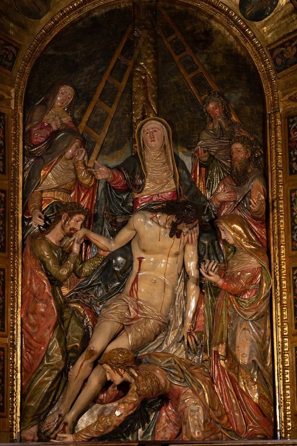 El retablo de Ocampo de San Vicente luce tras la restauración