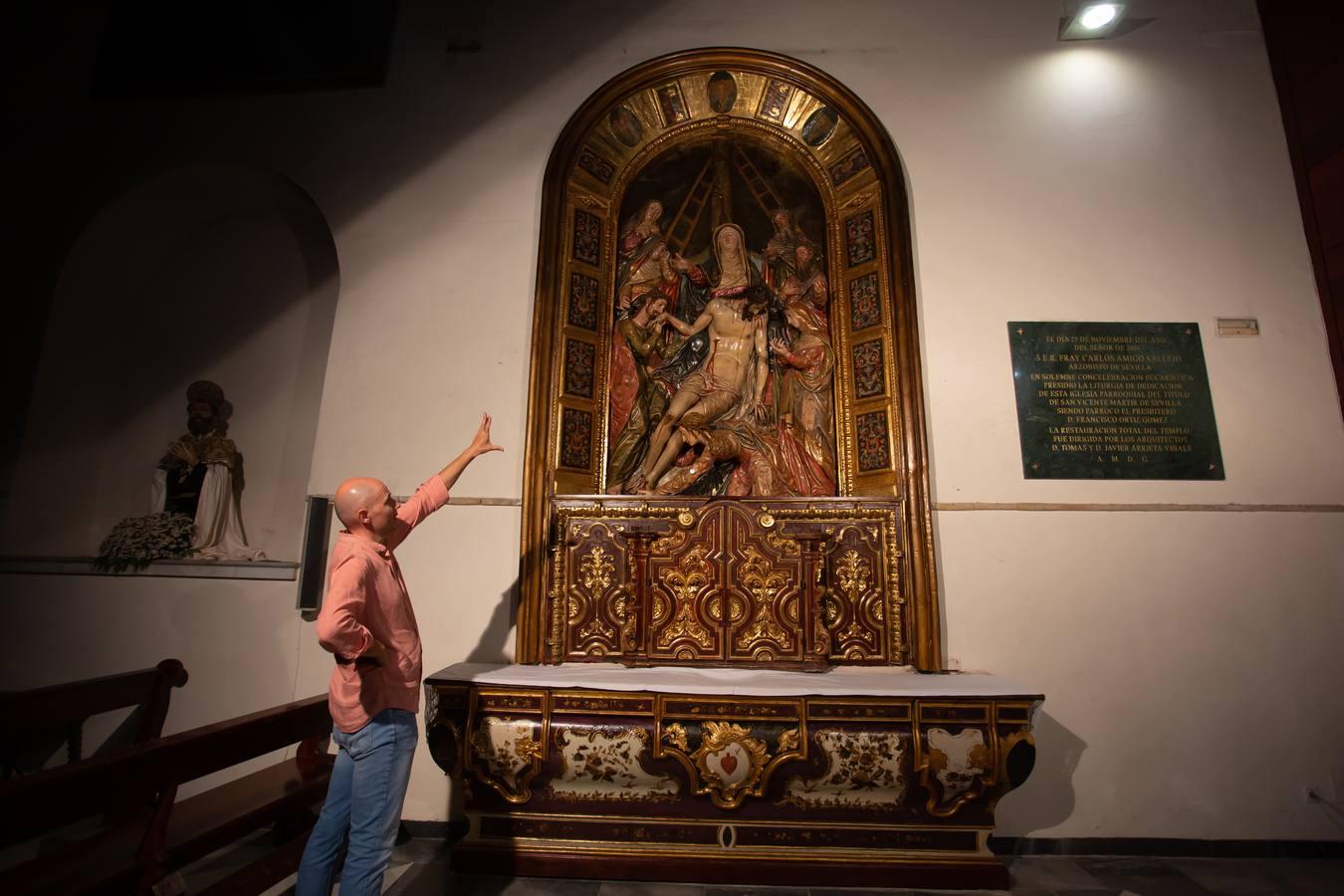 Restauración del retablo de Ocampo