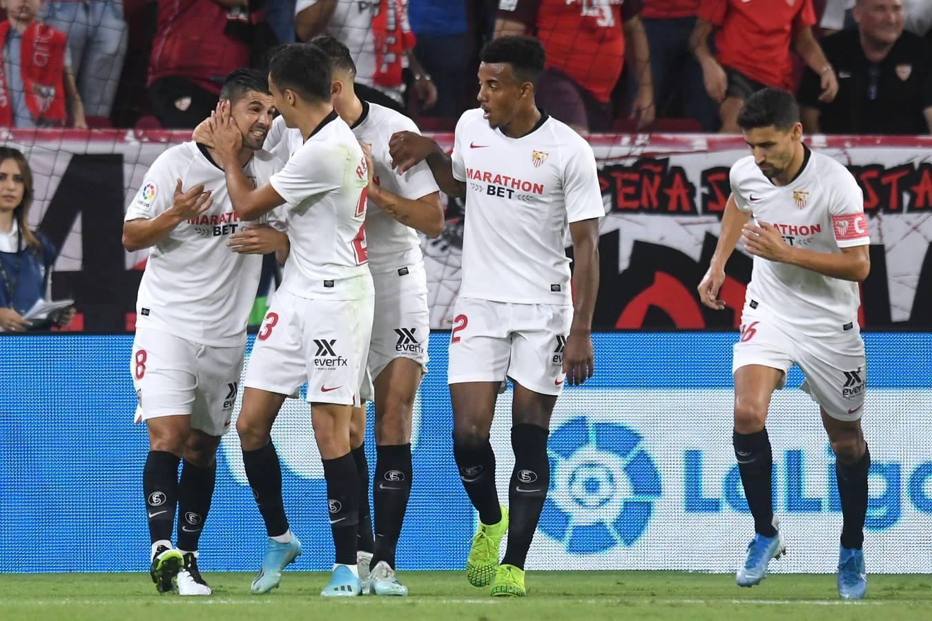 En imágenes, la victoria del Sevilla FC ante la Real Sociedad