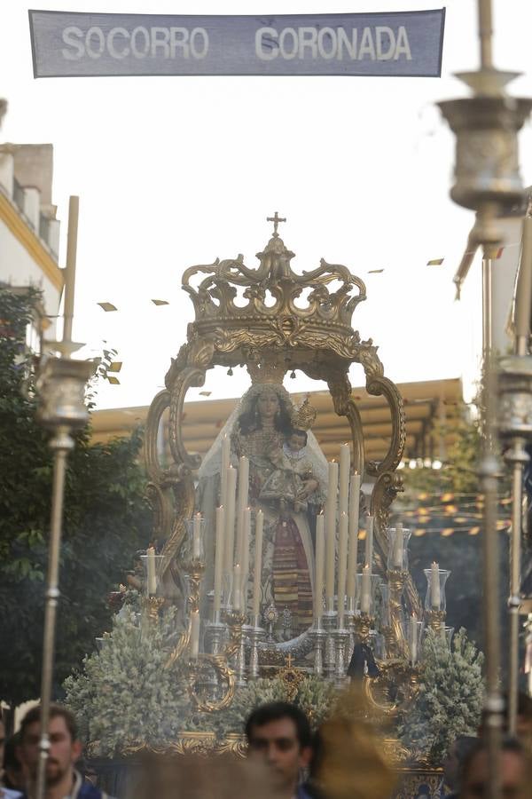 La procesión de la Virgen del Socorro de Córdoba, en imágenes