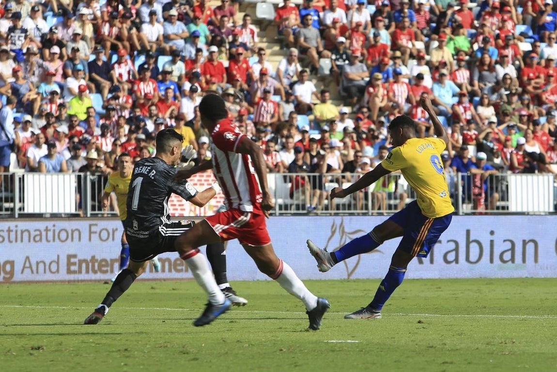 Las mejores imágenes del partido Almería-Cádiz (1-2)