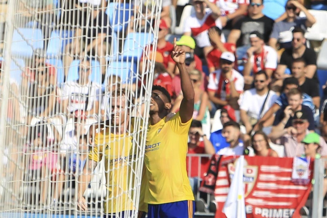 Las mejores imágenes del partido Almería-Cádiz (1-2)