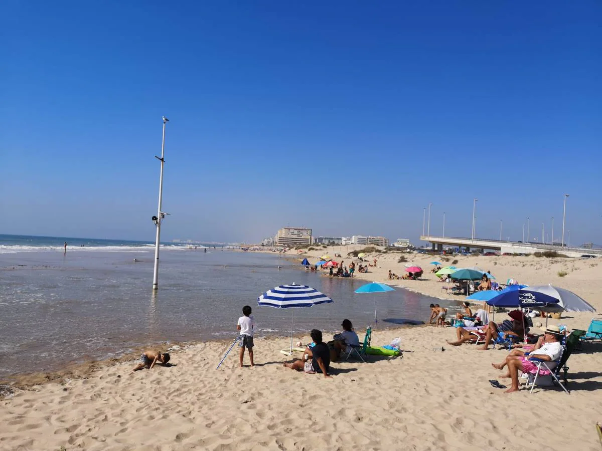 Elevado coeficiente de mareas en las playas de Cádiz