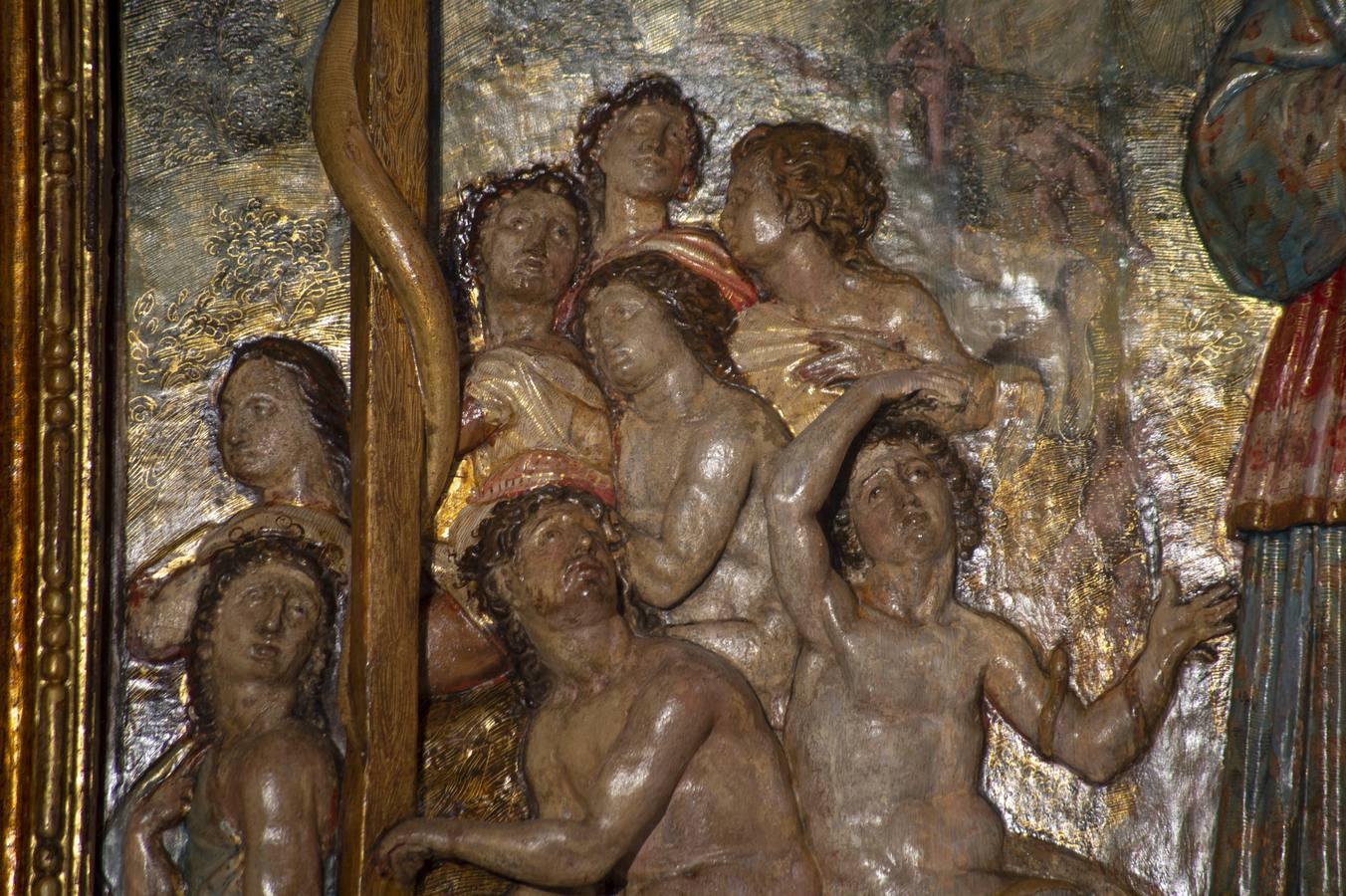 Los detalles de la restauración del retablo de los Ponce de León