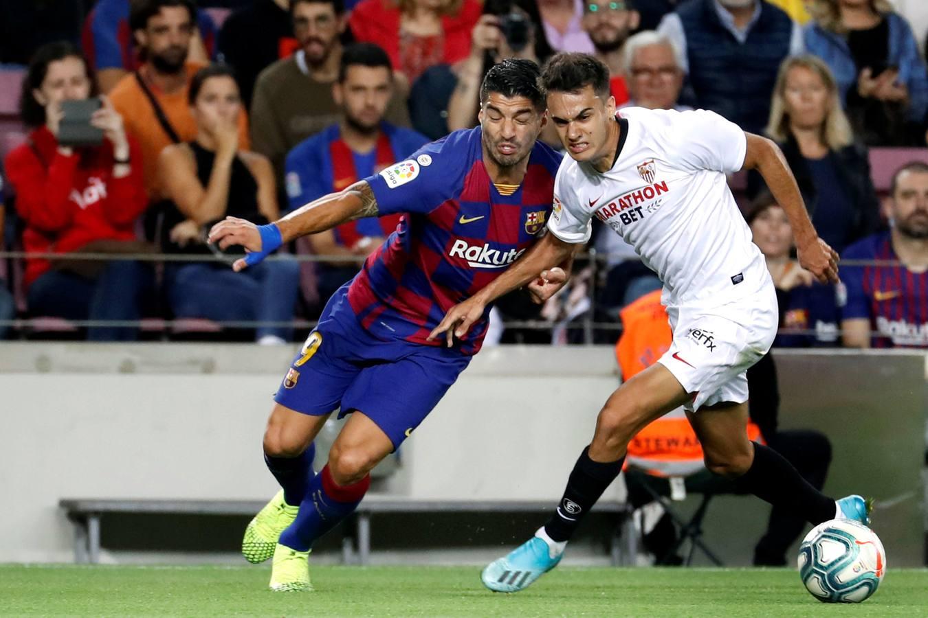 En imágenes, la derrota (4-0) del Sevilla ante el Barcelona