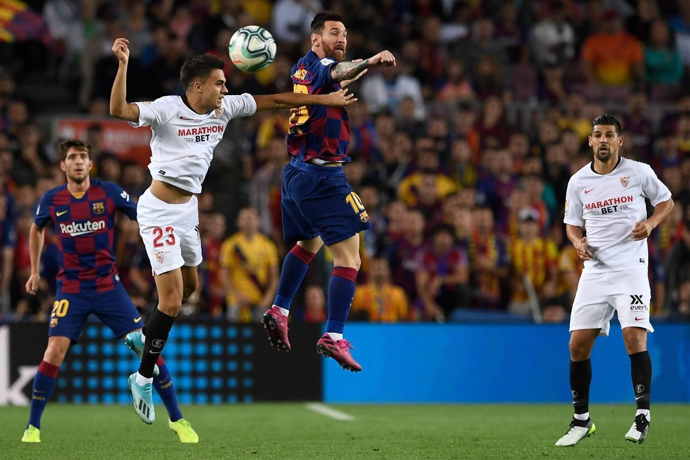 En imágenes, la derrota (4-0) del Sevilla ante el Barcelona