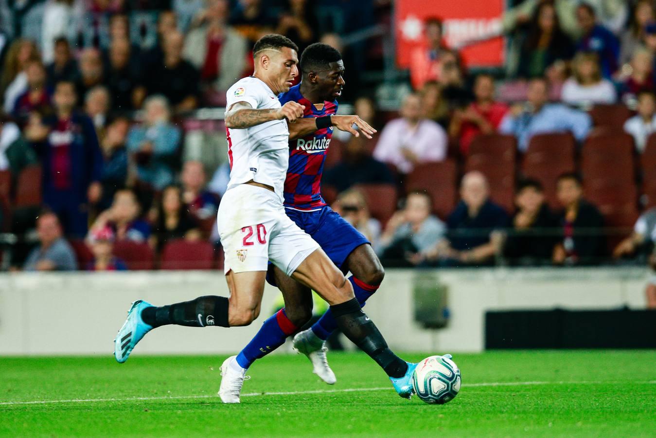 En imágenes, la derrota (4-0) del Sevilla ante el Barcelona