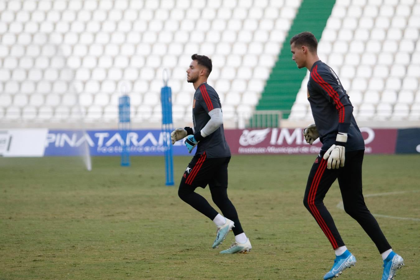 Lo mejor del entrenamiento de España sub 21 en Córdoba, en imágenes