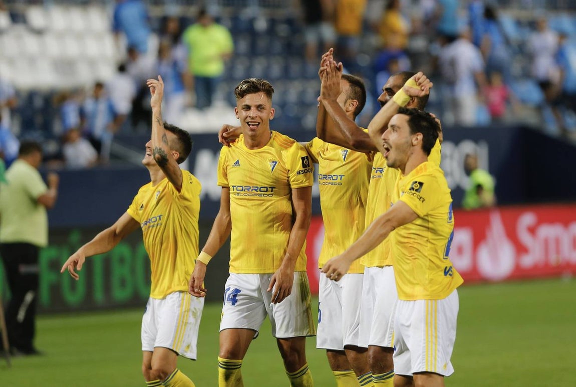 Las imágenes del Málaga - Cádiz