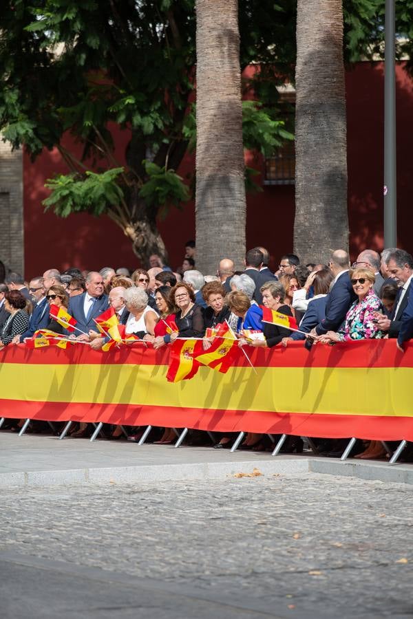 En imágenes, jura de bandera civil en Tomares