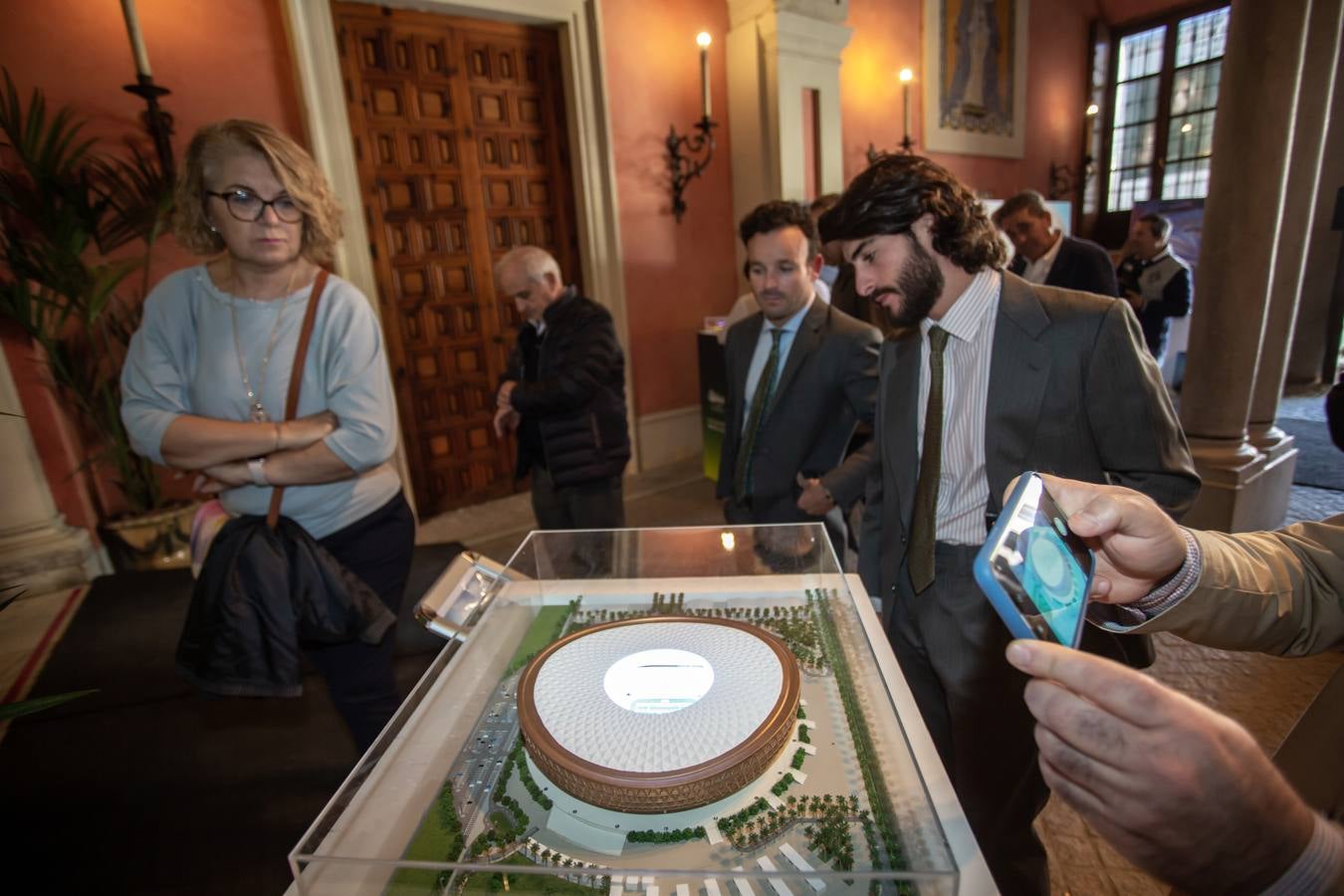 Los estadios del mundial de Qatar en miniatura