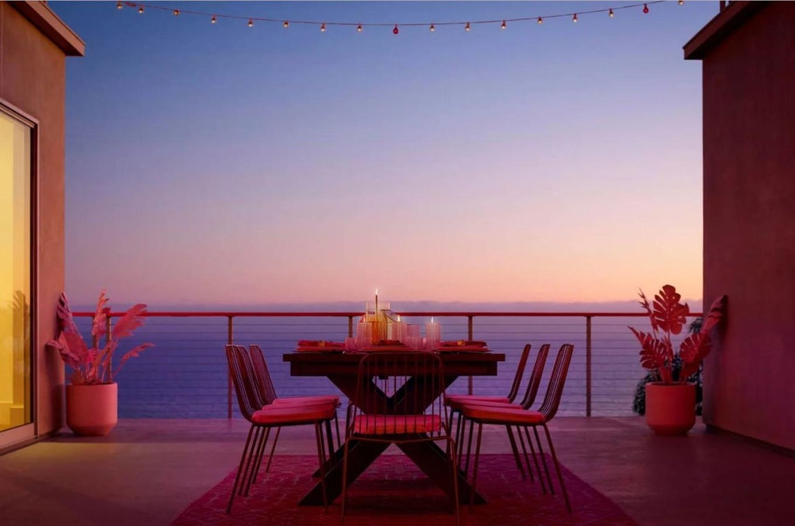 Barbie Malibu Dreamhouse. La mansión tiene varias terrazas con vistas al mar