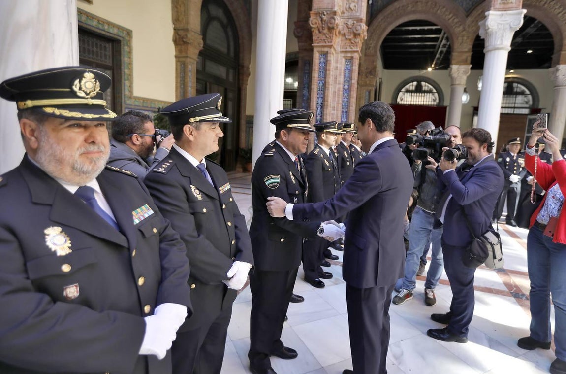 25 aniversario de la Policía autonómica de Andalucía, en Sevilla