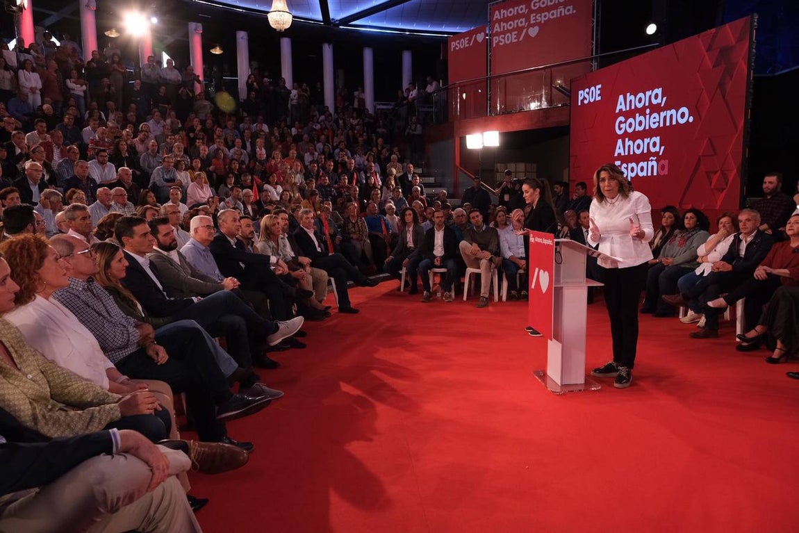 Fotos: Pedro Sánchez y Susana Díaz en Cádiz
